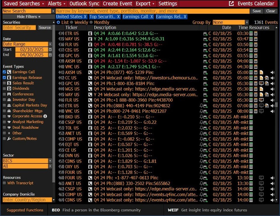 SEC Terminal